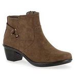 Easy Street NIB $55 Brown Matte Dawnta Strap Harnessed 2” Heel Bootie 7 Photo 0