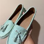 Coach Norfolk Tassel‎ Loafer Flats 9B Mint Green Studded Nubuck U Size 9 Photo 1