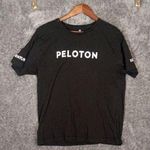 Peloton  Black Crew Neck Tee Short Sleeve Workout Casual Womens Large Photo 0