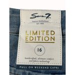Seven7 Limited Edition  Womens Blue Capri Jeans Size 16 SKU 6365 Photo 5