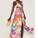 Liv Foster Floral Tie Dye Gown Size 6 Pink Photo 15