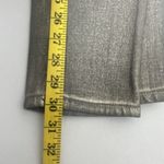 Paige  Jeans Womens 27 Gray Gold Verdugo Ultra Skinny Metallic Low Rise Coated Photo 8