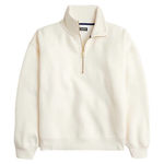 J.Crew  Heritage Fleece Half-zip Sweatshirt Women's Size Medium Photo 0