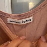 Reformation Kalia Wrap Midi Tank Dress Blush Pink Relaxed Skirt Size Medium M Photo 6