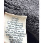 American Eagle Vintage Women’s sz Medium Cropped Pullover Gray Knitted Sweater Photo 7