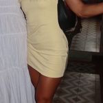 Tiger Mist Yellow Mini Dress Photo 1