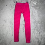 Electric Yoga Pants Athletic Leggings‎ Lightening Bolts Activewear Hot Pink M/L Size M Photo 2