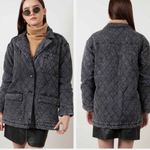 Young Fabulous and Broke Anthropologie YFB Walker Mineral wash-black Quilted Shacket jacket Photo 1