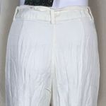 United Colors Of Benetton Stile Benetton Viscose Sash-Waist Wide Leg Pants in Cream Photo 10