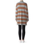 Heartloom  Ani Striped Multicolor Open Front Cardigan Sweater Front Pockets Photo 2