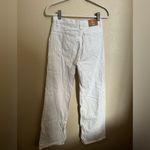 Free People We The Free Tinsley Baggy High Rise Jean Size 26 in Optic White Photo 7