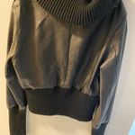 Laundry by Shelli Segal  Black Leather Jacket Photo 10
