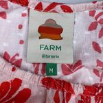 Farm Rio Red and White Floral Crop Top Photo 10