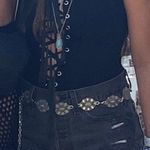 Pretty Little Thing Black Lace Up Corset Top Photo 3