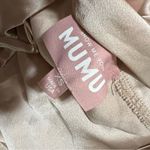 Show Me Your Mumu Verona champagne luxe satin midi dress NEW XS Photo 2