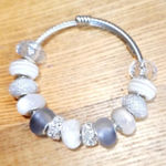 Handmade European Style Snake Coil Expandable Beaded Bracelet 7" Photo 0