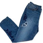Faded Glory Boho Embroidered Blue Jeans Photo 0