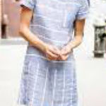 Lou & grey  Navy and White Linen Dress Size‎ Small EUC Photo 0