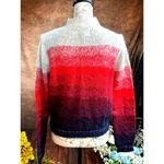American Eagle Red Ombre Long Sleeve Mock Neck Soft  Outfitters Sweater size M Photo 10