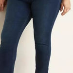 Old Navy NWT  Size 26 Short Mid Rise Power Slim Straight‎ Dark Wash Jeans Plus Photo 0