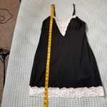 Victoria's Secret NWT  Lingerie Womens Medium Black Babydoll Sexy Lace Padded Cups Photo 7