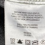 Columbia  Charcoal Gray Fleece Full Zipper Jacket, Size Small Photo 3