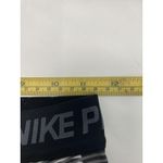 Nike Black & Gray Geometric Pattern Pro Leggings Sz Small Photo 4
