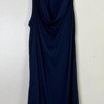 Trina Turk Stretch Jersey Knit Cowl Neck Flowy Loose Longline Tunic Mini Dress Photo 0