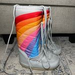 Moon Boot Icon Rainbow Snow Boots Size 7 Photo 3