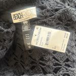 Beach Riot NWT $248  Ariana Long Sleeve Cotton Crochet Cover-Up Dress  BLACK S Photo 6