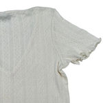 VERO MODA Short Sleeve V Neck Babydoll Style Top Birch Cream NEW Size XS Photo 7