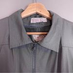 Vintage Jacket Women Detachable Lining Gray Zip Photo 6