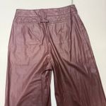 Ronny Kobo Faux Leather Wide Leg Pants Size 4 Photo 9