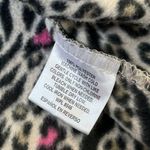Jenni  Intimates Women’s Sleep Hoodie Shirt Leopard Size XS Longsleeve Fleece #D1 Photo 5