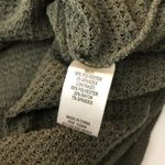 Chenault Olive Green Waffle Knit Long Sleeve Dolman Sweater Size M Size M Photo 4