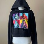 Chemistry  | Tupac Poetic Justice Black Cropped Hoodie Sweatshirt Sz S Photo 0