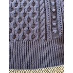 525 America 525 American Womens Pink Knit Sweater Knit Puff Top Large Blue Photo 3