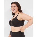 Cacique Cotton Unlined No-Wire Bra Black Size 46D Photo 12