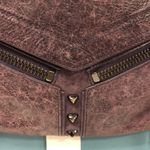 Botkier  plum purple crossbody bag  with zippers and‎ studs Photo 12