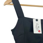 NWT ReoRia Square Neck Wide Strap Bodysuit in Black Size M Size M Photo 4