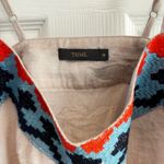 THML Women's M Beige Embroidered Boho Camisole Tank Top Boho Chic Photo 4