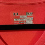 Under Armour Womens Pink Short Sleeve Semi Fitted Tech V-Neck T-Shirt S Photo 2