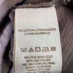 Free People 100% Cotton Brown Long Sleeve Henley Top Womens L Y2K Grunge Boho Photo 5