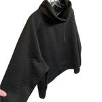Juicy Couture  Sport Black‎ Quilted Crop Funnel Neck Pullover Sweatshirt- L Photo 5