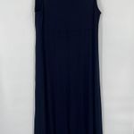 Vtg 90s  Babydoll Maxi Dress Sz 16 Chicos 3 Asymmetrical Coastal Minimal Photo 6