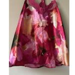 Lilac + London Pink Floral Satin & Lace Sexy Lingerie Chemise Top Size Small Photo 3