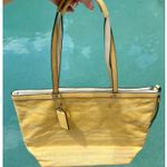 Coach Yellow Patent Vintage  Small Totebag Photo 2