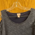 Chico's  One Shoulder Charcoal Dress Photo 1