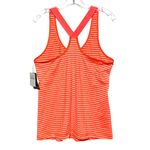 Z By Zella  Coral Crimson Orange Striped Racerback Tank Top Shirt Womens XL NWT Photo 1