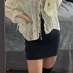 ZARA Light Yellow Floral Print Top Photo 0